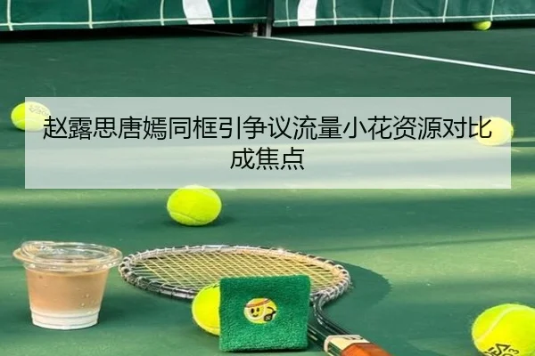 赵露思唐嫣同框引争议流量小花资源对比成焦点